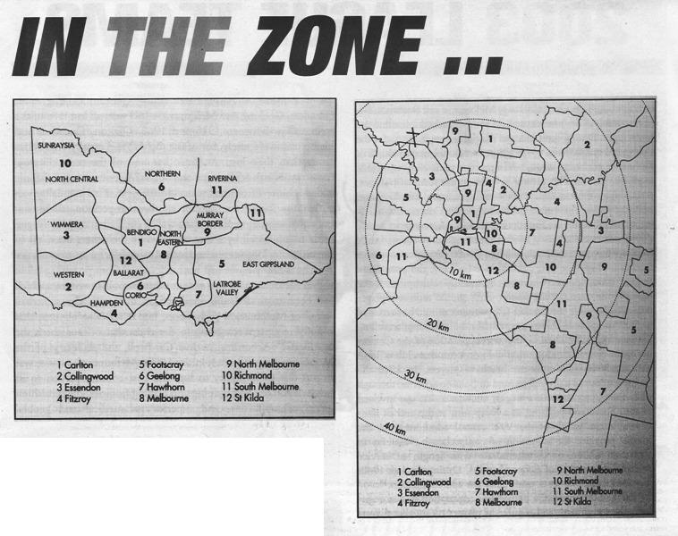 Victorian Club Drafting Zones.