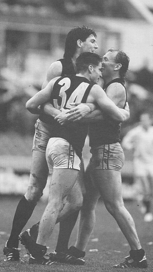 1993   Kernahan, De Iulio And Bradley Celebrate