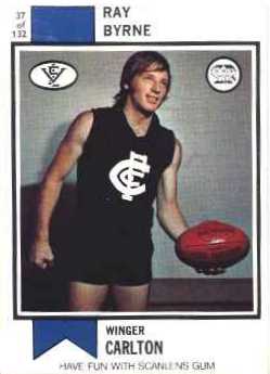 1974 Footy Card - Ray Byrne.