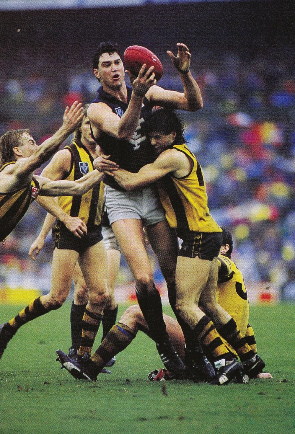 Harry Madden Gets Monstered By The Hawks   1988 SSF