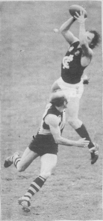 1982 GF _ Wayne Harmes marks over Bartlett.