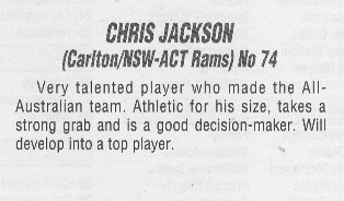 1996 Draftee: Chris Jackson.