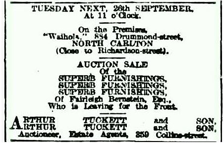 1916 Fairleigh Bernstein advert
Age September 20 p2