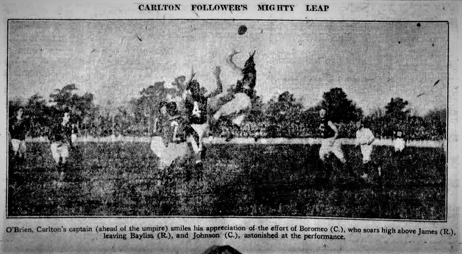 1920 Rnd 11 v Richmond at Princes Park
Trove; Herald July 10 p2 Sporting edition