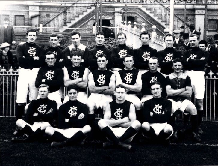 1913 Rnd 5, Carlton team v University MCG
CFC image