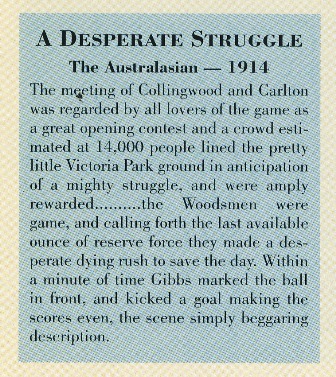 1914 Rd 1 - A Desperate Struggle.