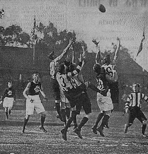 Collingwood Vs Carlton, Round 1, 1914