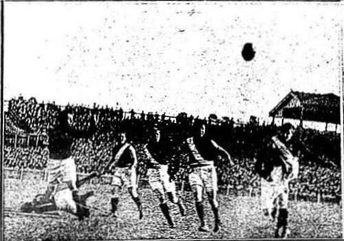 1914 Semi Final sash guernsey v Fitzroy
Image: Trove; Table Talk September 17