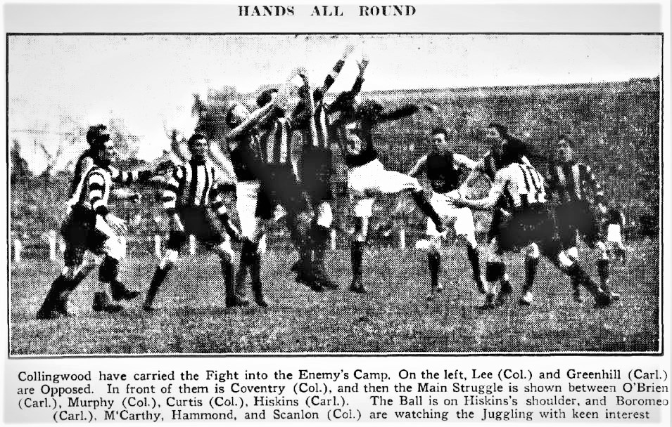 1921 Semi Final v Collingwood
Trove: Herald sporting edition October 01 p3