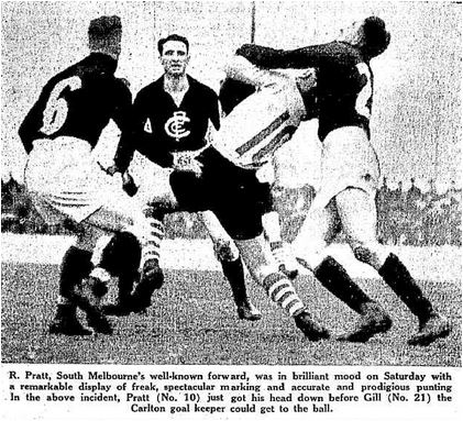 1936 Rnd 11 v Sth. Melb
Fred Gilby (6), Don McIntyre, Bob Pratt (SM), Frank Gill
Age July 20 p4