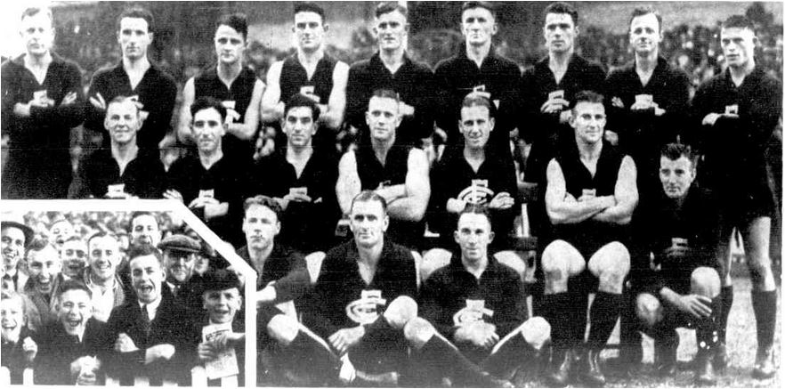 1938 Rnd 6 Team v Melbourne
Trove; Weekly Times June 04