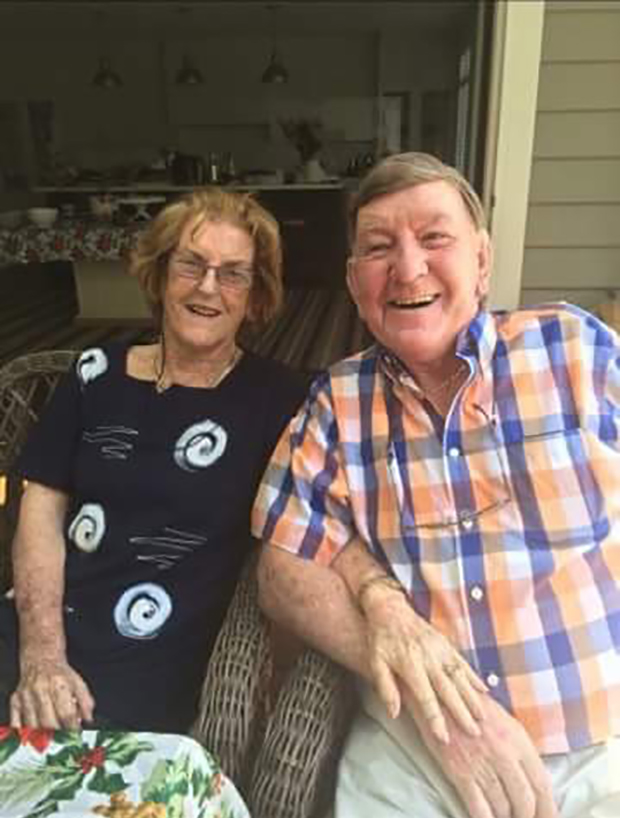 Albert and his loving wife Kathy met at Princes Park in the Robert Heatley Stand